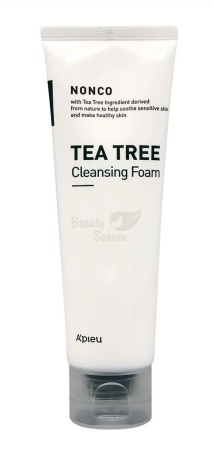 A'PIEU Очищающая пенка с экстрактом чайного дерева NonCo Tea Tree Cleansing Foam
