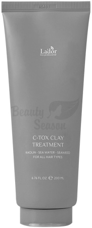 LA'DOR Маска для волос на основе минеральной глины и морских экстрактов C-Tox Clay Treatment