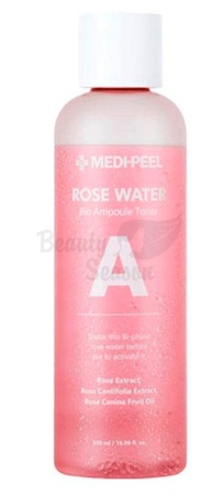 MEDI-PEEL Ампульный тонер с экстрактами розы Rose Water Bio Ampoule