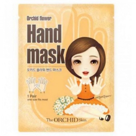 The ORCHID SKIN Тканевая маска - перчатки для рук 1 пара - Flower Hand Mask 