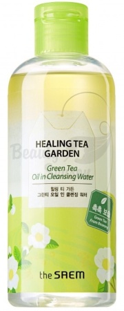 The SAEM Двухфазное средство для снятия макияжа Healing Tea Garden Green Tea Oil Cleansing Water