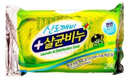 SANDOKKAEBI Хозяйственное мыло  с антибактериальным эффектом Laundry & Disinfection Soap