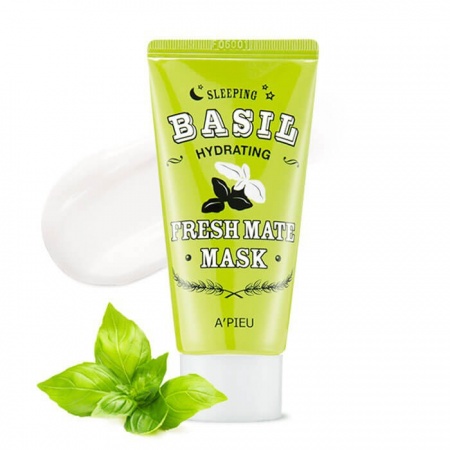 A'PIEU Маска для лица ночная - Fresh Mate Basil Mask (Hydrating) 50мл