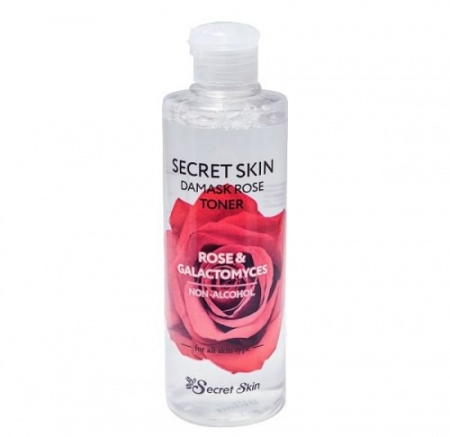 SECRET SKIN Тонер для лица с экстрактом розы и галактомисис Damask Rose Toner