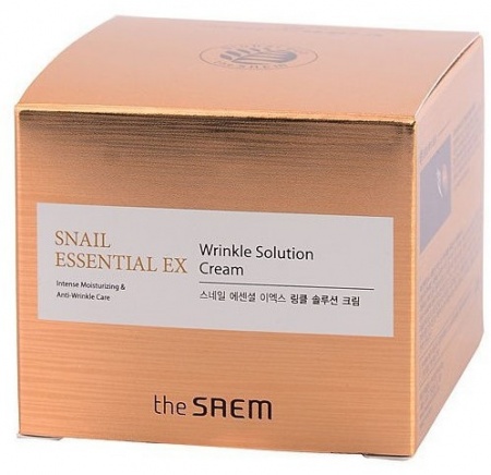 фотоThe SAEM Крем для лица антивозрастной - Snail Essential Ex Wrinkle Solution  Cream 60 ml бьюти сизон