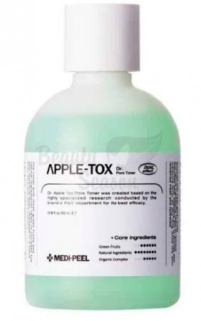 фотоMEDI-PEEL Пилинг-тонер с ферментированными экстрактами Dr.Apple-Tox Pore Toner, 500ml						 бьюти сизон