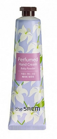 The SAEM Крем для рук парфюмированный - Perfumed Hand Cream - Baby Powder 30мл   