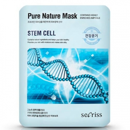 фото anskin secriss тканевая маска - pure nature mask stem cell beauty