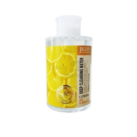 JIGOTT  Жидкость для снятия макияжа Лимон Deep Cleansing Water Lemon