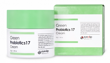 фотоEYENLIP Крем для лица с пробиотиками - Green Probiotics 17 Cream 50 gr бьюти сизон
