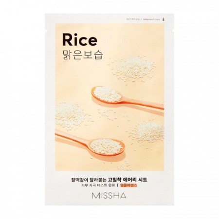 MISSHA Тканевая маска с экстрактом Рис Airy Fit Sheet Mask Rice