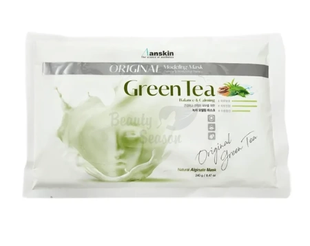 ANSKIN Original Маска альгинатная с экстрактом зеленого чая - Green Tea Modeling (пакет)