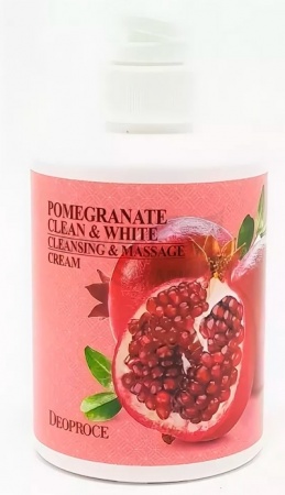 DEOPROCE Массажный крем для тела Гранат Pomegranate Clean & White Cleansing & Massage Cream