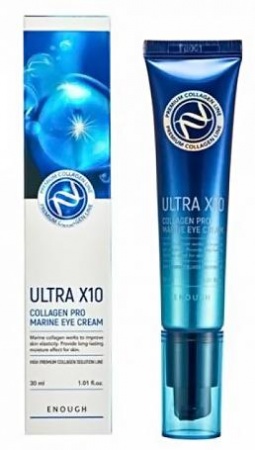 фотоENOUGH  Крем для век увлажняющий с коллагеном - Ultra X10 Collagen Pro Marine Eye Cream бьюти сизон