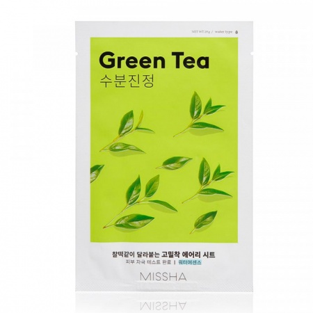 MISSHA Тканевая маска с экстрактом Зеленый чай  Airy Fit Sheet Mask Green Tea