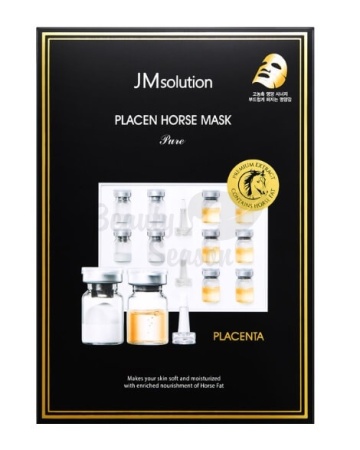 JMSolution Питательная маска с протеином Placen Horse Mask Pure