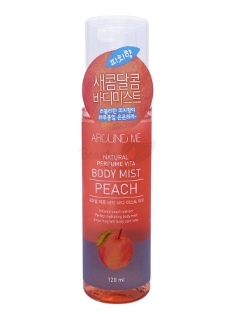 WELCOS Спрей для тела Персик Around me Natural Perfume Vita Body Mist Peach