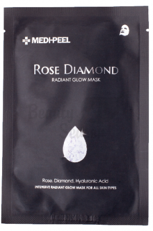 фото medi-peel маска для сияния кожи бриллиант - rose diamond glow mask, 25 мл. beauty