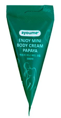 фотоAYOUME Крем тела с экстрактом Папайи Enjoy Mini Body Cream Papaya бьюти сизон