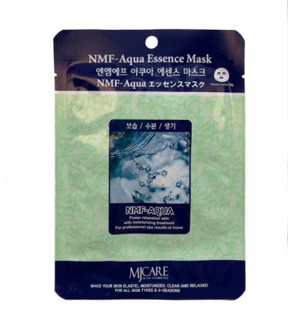 фото mijin маска тканевая увлажнение - nmf aqua essence mask 23гр beauty