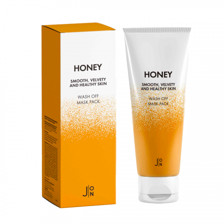 фото j:on маска для лица honey smooth velvety and healthy slin wash off mask pack 50 ml beauty