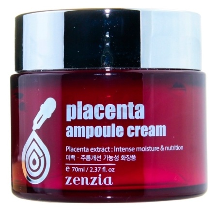 JIGOTT Ампульный крем для лица с Плацентой Zenzia Placenta Ampoule Cream