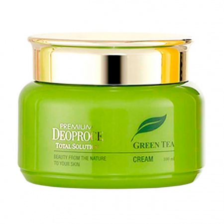 фотоDEOPROCE Крем на основе зеленого чая - Premium Green Tea Total Solution Cream бьюти сизон