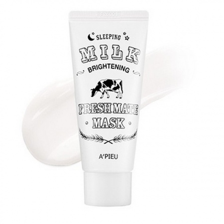 A'PIEU Выравнивающая тон ночная маска с молочными протеинами - Fresh Mate Milk mask, 50ml