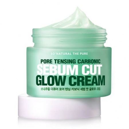 So natural Увлажняющий крем для сужения пор - Pore Tensing Carbonic Serum Cut Glow Cream 50ml