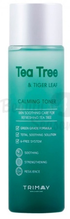 TRIMAY Тонер с Чайным деревом и центеллой азиатской Tea Tree & Tiger Leaf Calming Toner 210 ml