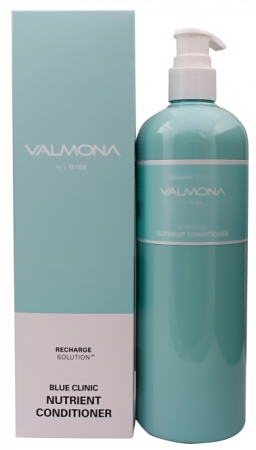 фото evas кондиционер для волос - valmona recharge solution blue clinic conditioner 480ml beauty