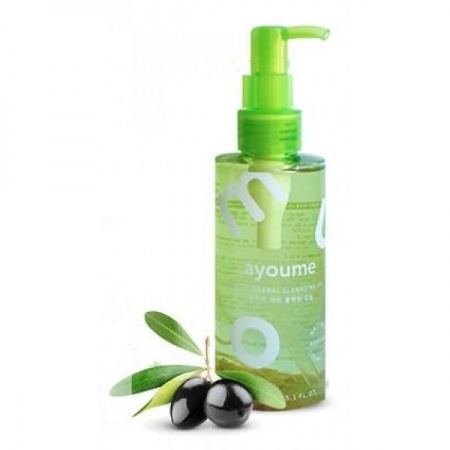 фото ayoume гидрофильное масло очищения olive herb cleansing oil уход