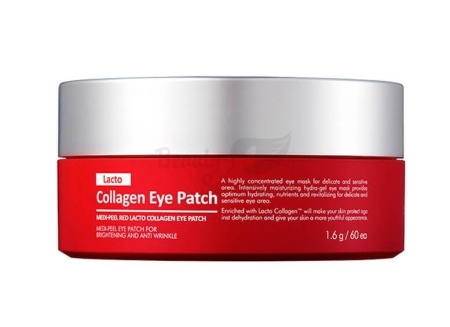 MEDI-PEEL Патчи для глаз с гидролизованным коллагеном и аминокислотами Red Lacto Collagen Eye Patch