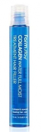 FARMSTAY Филлер для волос увлажняющий - Collagen Water Full Moist Treatment Hair Filler 13 ml