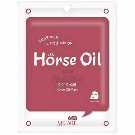 фото mijin маска тканевая с лошадиным жиром - horse oil mask pack, 22гр beauty