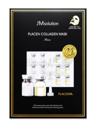 JMSolution Плацентарная тканевая маска с коллагеном  Placen Collagen Mask Pure