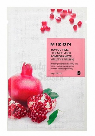 MIZON Тканевая маска Гранат Joyful Time Essence Mask Pomegranate Vitality & Firming