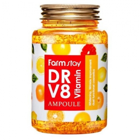 FARMSTAY Многофункциональная сыворотка для лица - DR-V8 Vitamin Ampoule, 250ml