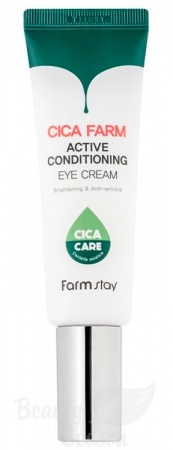 FARMSTAY Активный Восстанавливающий крем для век с Центеллой Cica Farm Active Conditioning Eye Сream