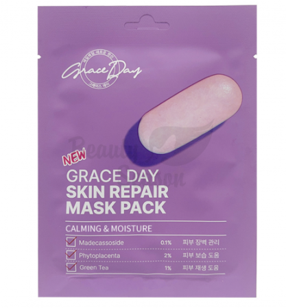 Grace Day Тканевая маска Восстанавливающая Snail Repair Mask Pack