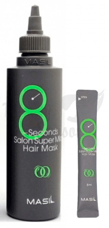 фото masil супер мягкая маска для волос 8 seconds salon mind hair mask beauty