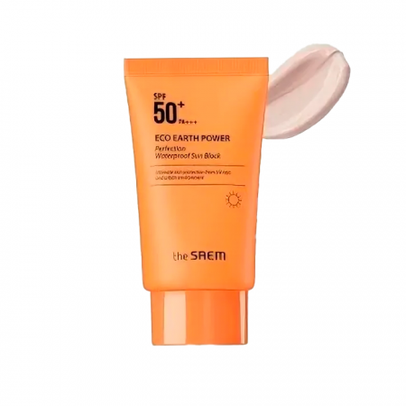 фотоThe SAEM Солнцезащитный крем Eco Earth Waterproof Sun Cream SPF50+PA++++ бьюти сизон