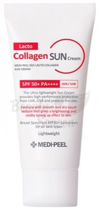  MEDI-PEEL Солнцезащитный крем с коллагеном Red Lacto Collagen Sun Cream SPF50+ PA++++ 50ml