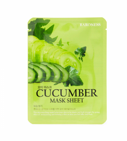 Baroness Тканевая маска с экстрактом Огурца - Cucumber Mask Sheet 21g
