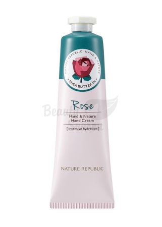 Nature Republic Крем для рук Роза Hand & Nature Rose Hand Cream