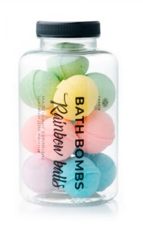 Fabric Cosmetology Маленькие бурлящие шарики для ванны Rainbow Balls (150 гр )