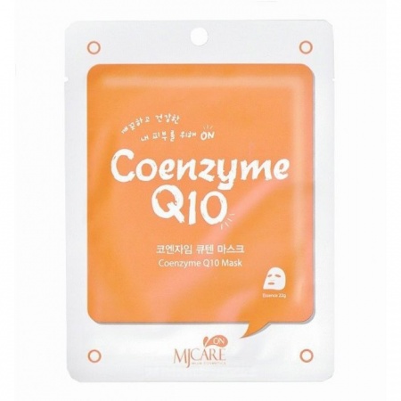 фото mijin маска тканевая с коэнзимом - coenzyme q10 mask pack, 22гр beauty