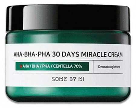 фотоSOME BY MI Восстанавливающий крем для проблемной кожи - AHA.BHA.PHA. 30 Days Miracle Cream бьюти сизон