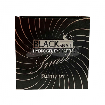 FARMSTAY Гидрогелевые патчи с экстрактом черной улитки - Black Snail Hydrogel Eye Patch 60 шт