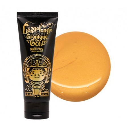 фото elizavecca маска-пленка золотая - hell-pore longolongo gronique gold mask pack beauty
